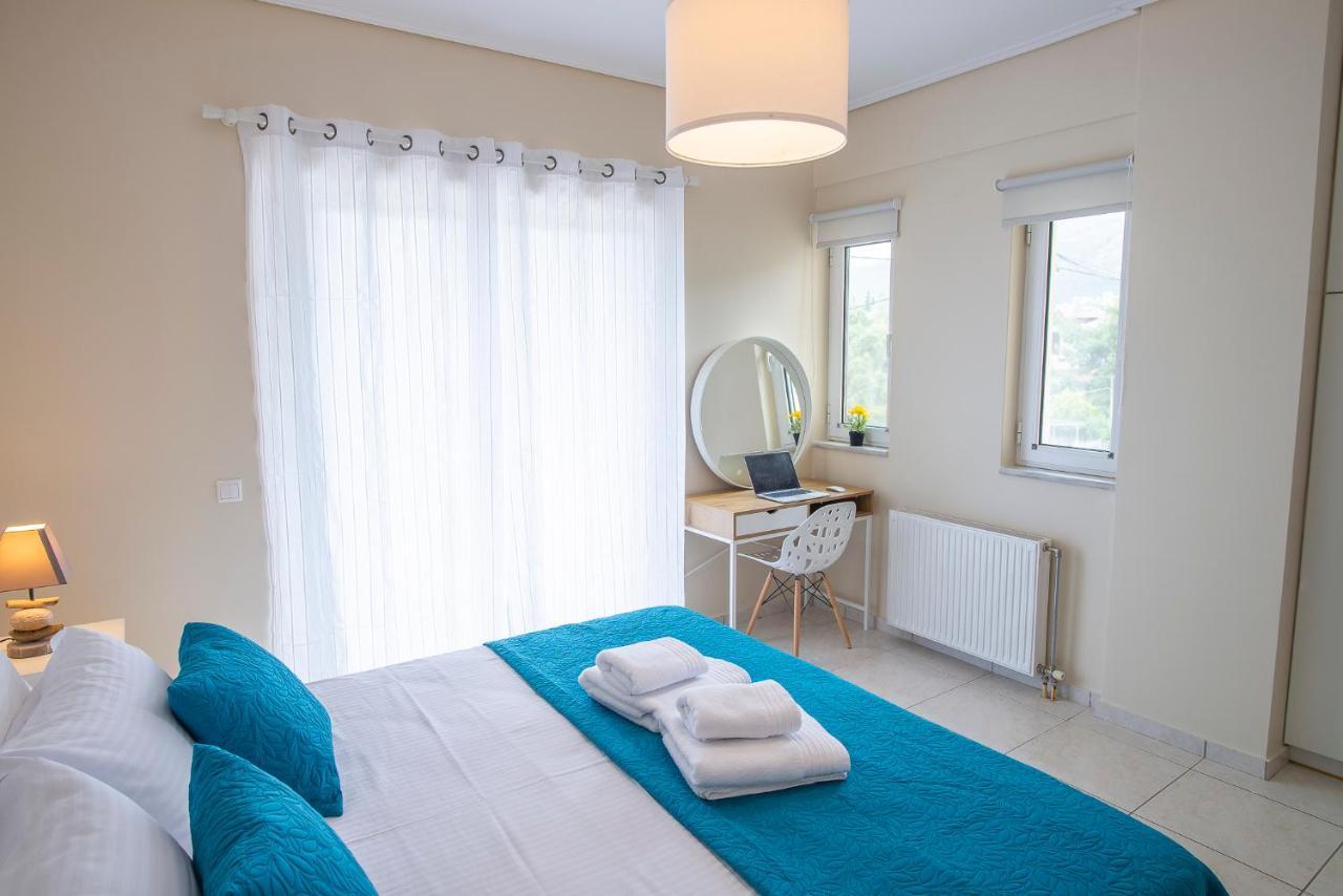 Néa Mákri Helios: Charming Beach Home Next To Crystal Waters מראה חיצוני תמונה